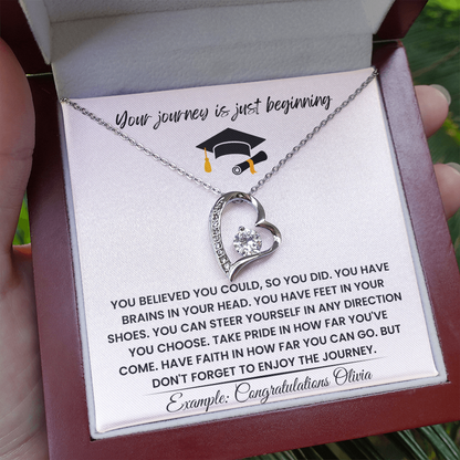 Congratulations Olivia - Forever Love Necklace Gift Set
