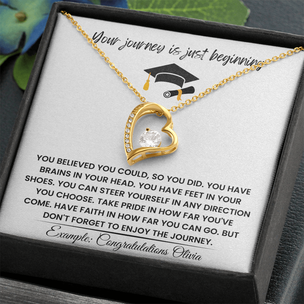 Congratulations Olivia - Forever Love Necklace Gift Set