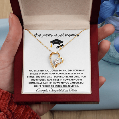Congratulations Olivia - Forever Love Necklace Gift Set