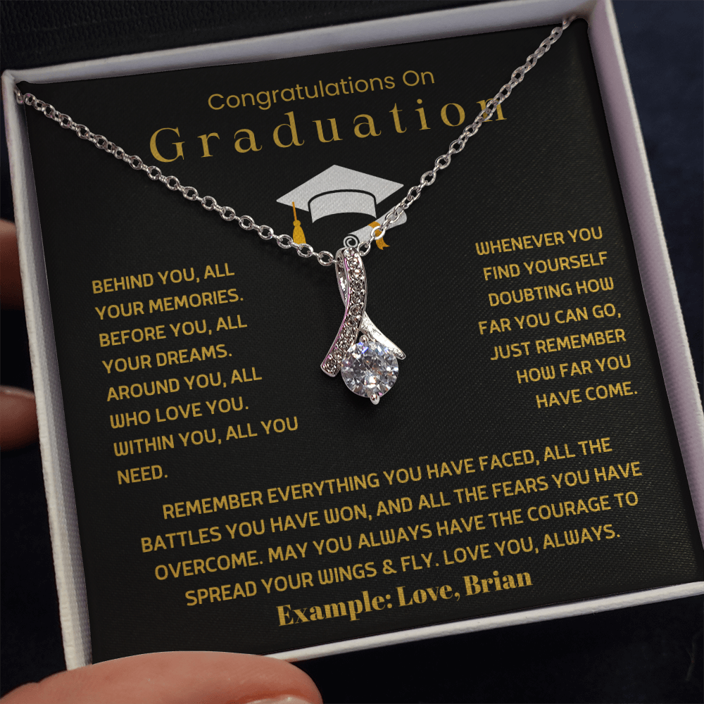 Congratulations On Graduation - Alluring Beauty Necklace Gift Set