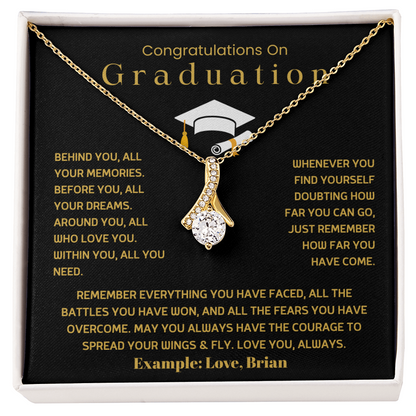 Congratulations On Graduation - Alluring Beauty Necklace Gift Set
