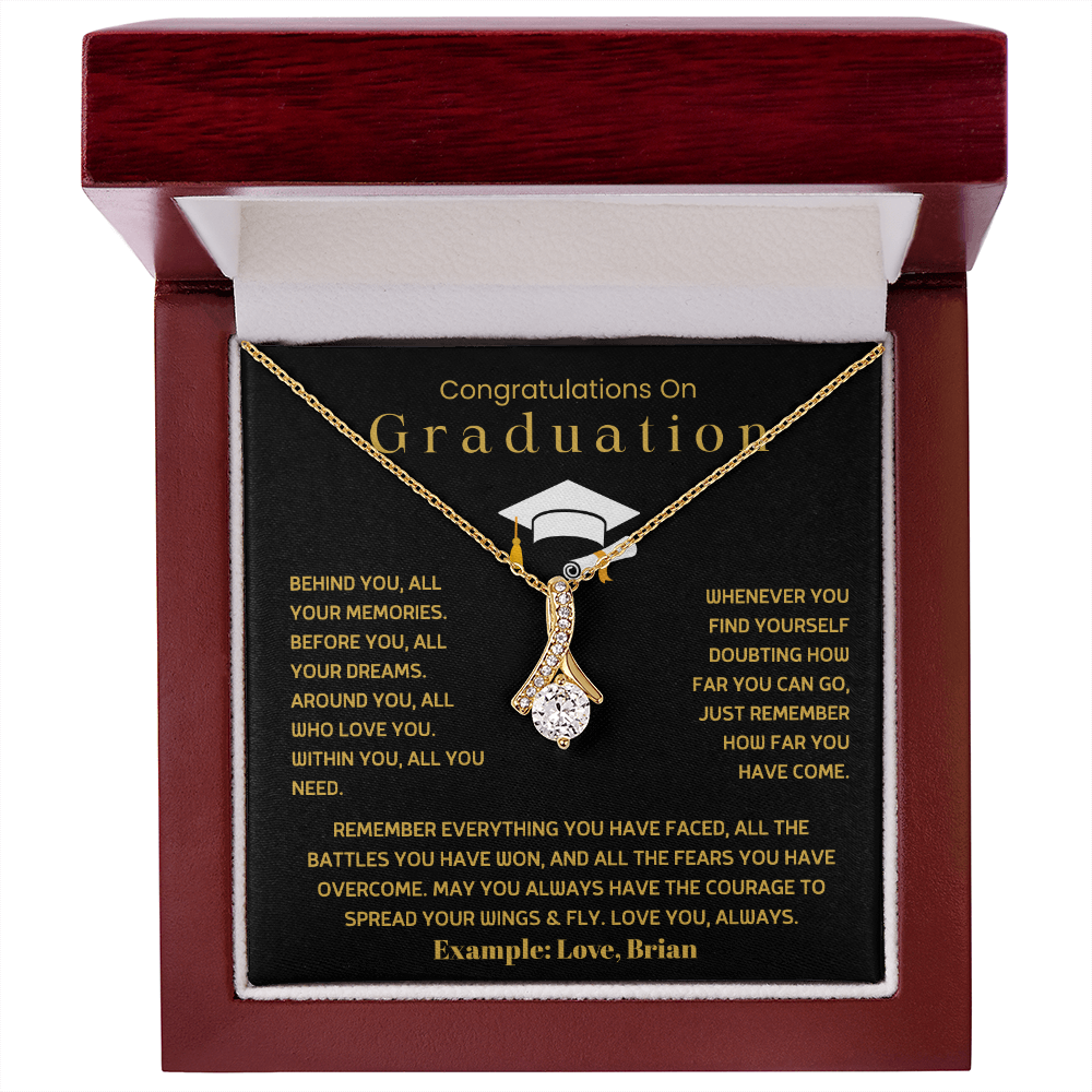 Congratulations On Graduation - Alluring Beauty Necklace Gift Set