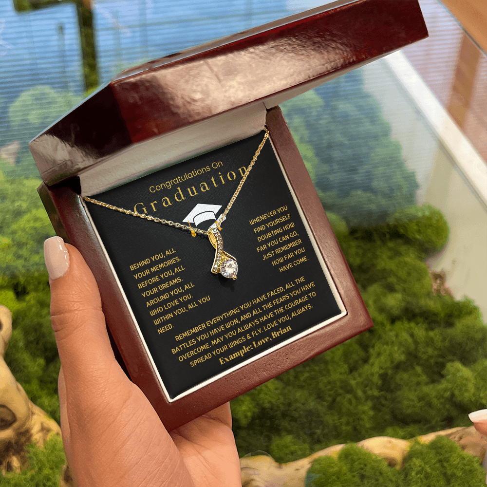 Congratulations On Graduation - Alluring Beauty Necklace Gift Set