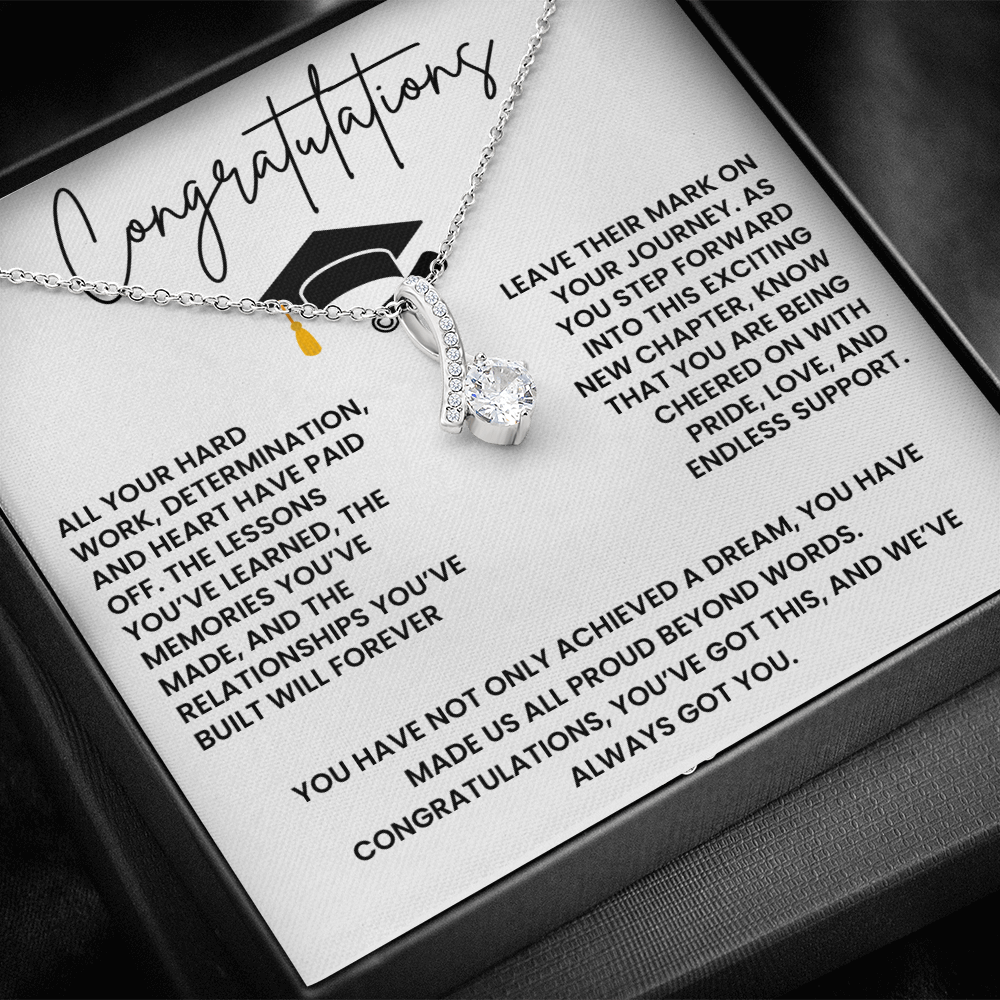 Congregation on Graduation - All Your Hard Work - Alluring Beauty Necklace Gift Set