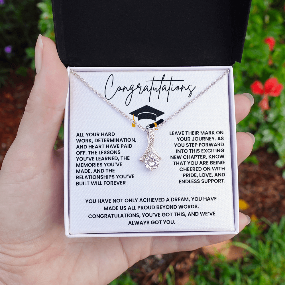 Congregation on Graduation - All Your Hard Work - Alluring Beauty Necklace Gift Set