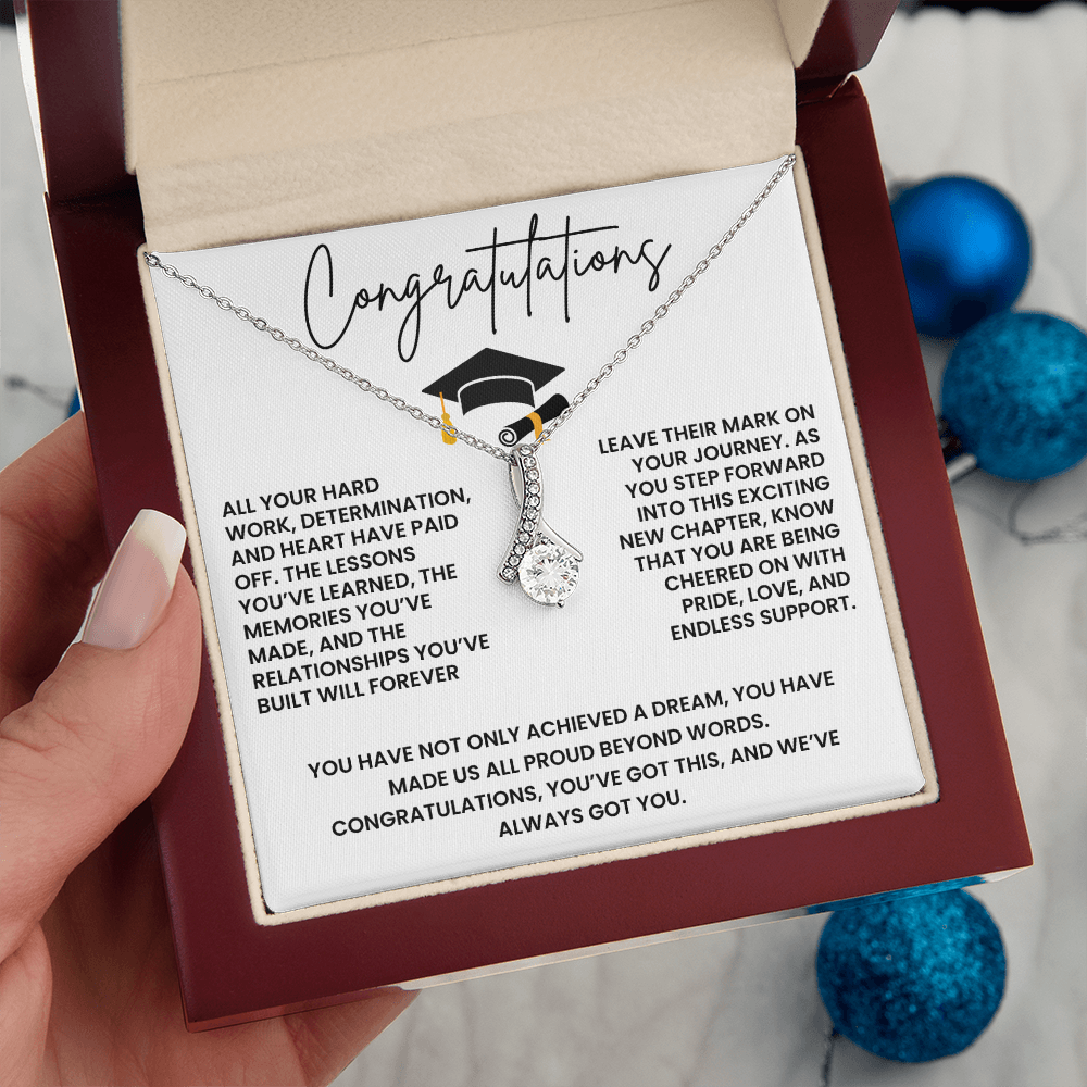 Congregation on Graduation - All Your Hard Work - Alluring Beauty Necklace Gift Set