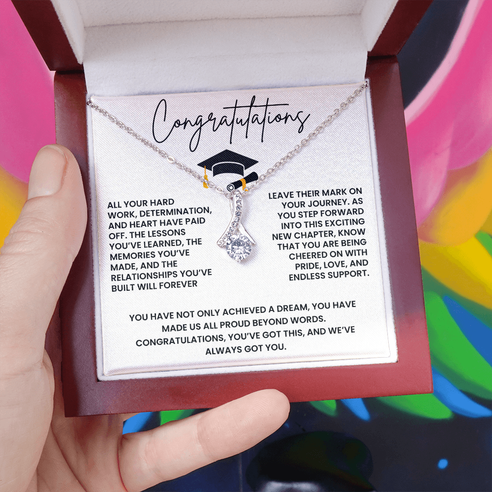 Congregation on Graduation - All Your Hard Work - Alluring Beauty Necklace Gift Set