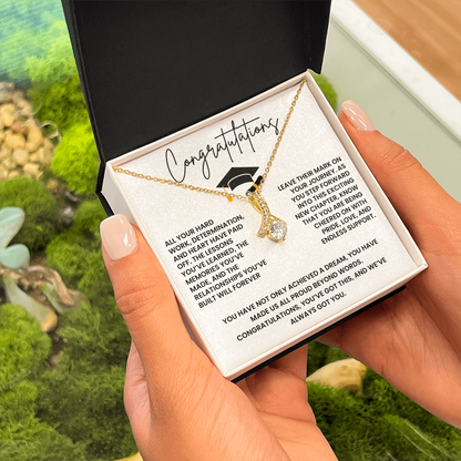 Congregation on Graduation - All Your Hard Work - Alluring Beauty Necklace Gift Set
