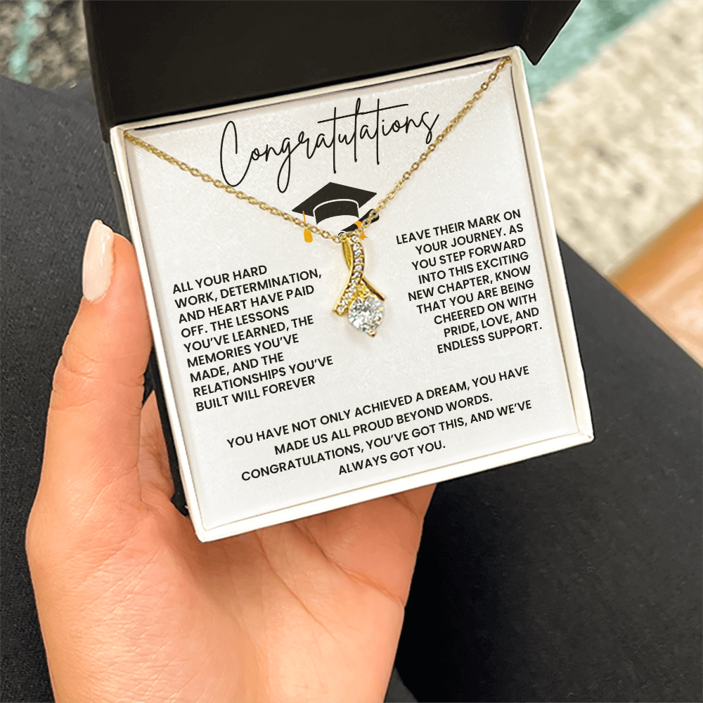Congregation on Graduation - All Your Hard Work - Alluring Beauty Necklace Gift Set