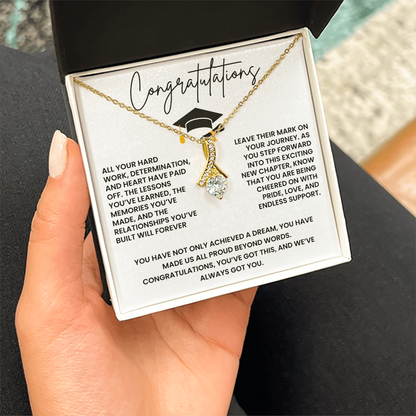 Congregation on Graduation - All Your Hard Work - Alluring Beauty Necklace Gift Set