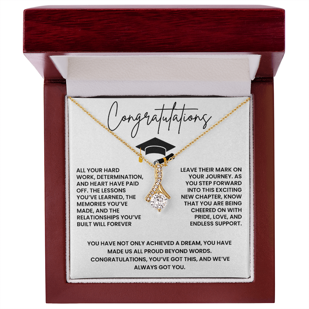 Congregation on Graduation - All Your Hard Work - Alluring Beauty Necklace Gift Set