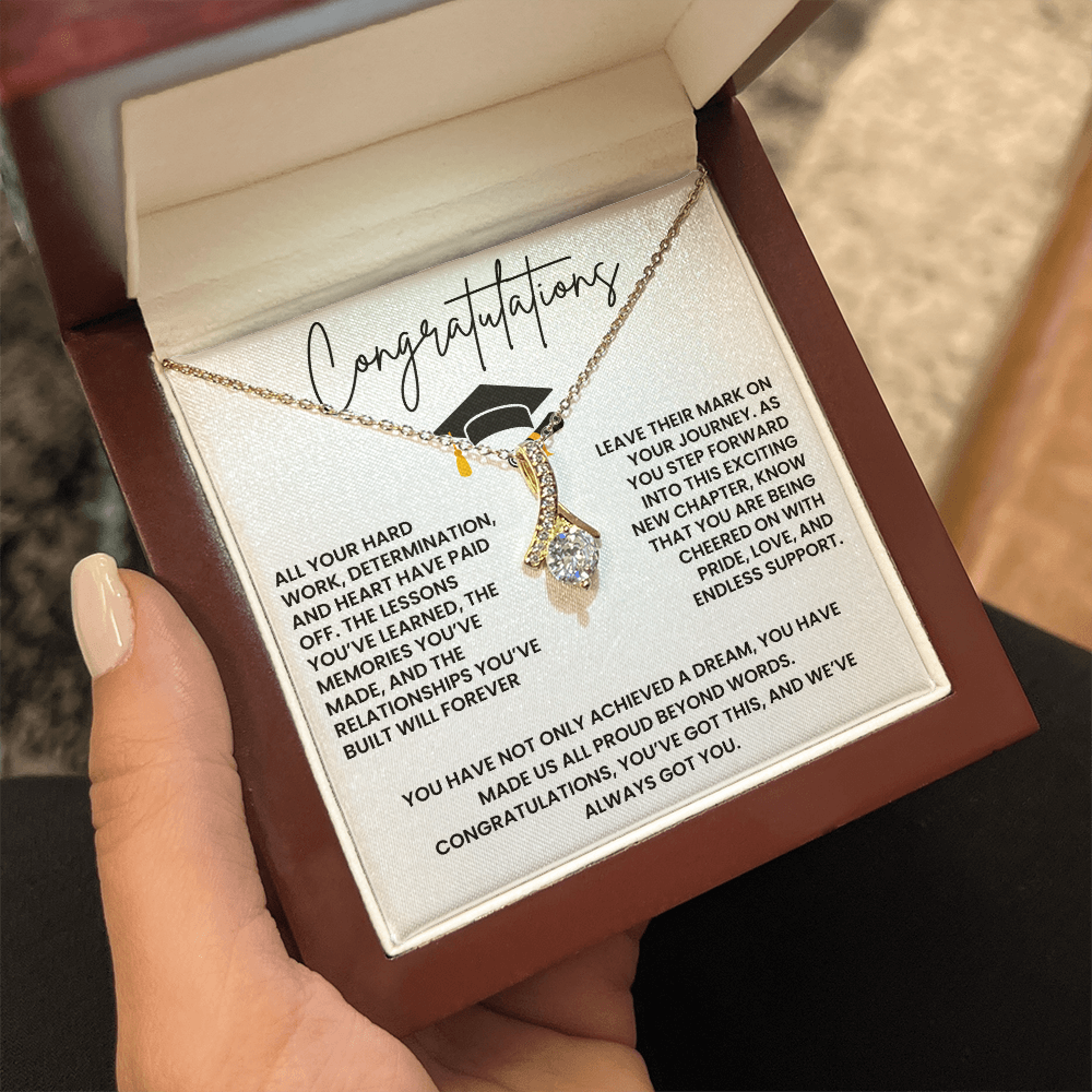Congregation on Graduation - All Your Hard Work - Alluring Beauty Necklace Gift Set
