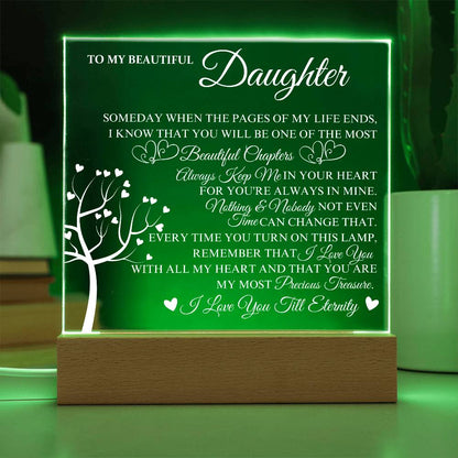 Daughter Keepsake - Lamp of Love