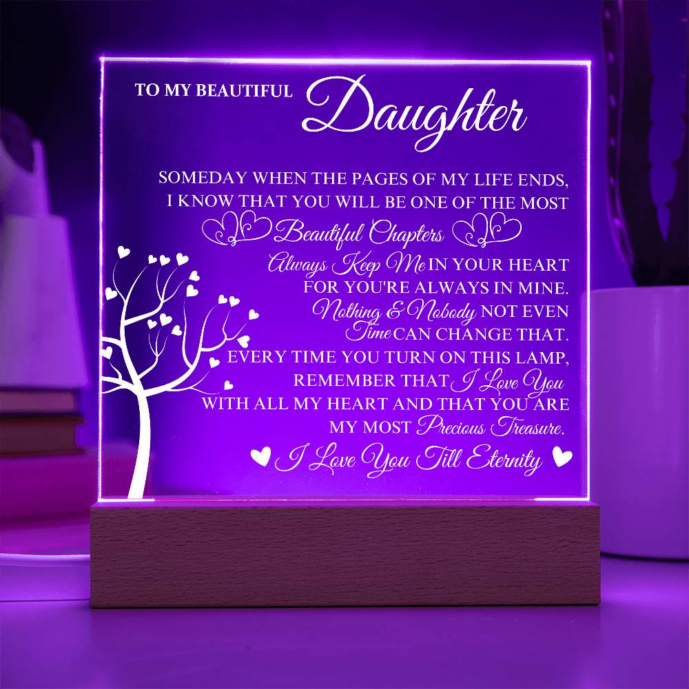Daughter Keepsake - Lamp of Love