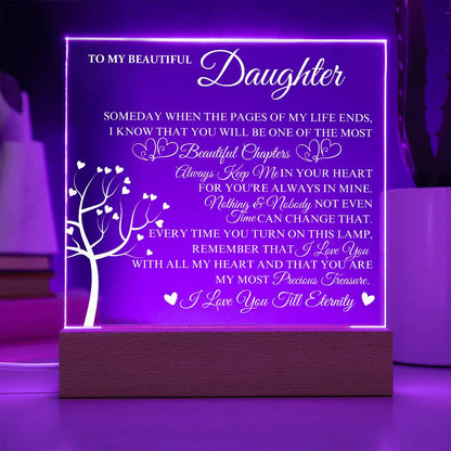 Daughter Keepsake - Lamp of Love