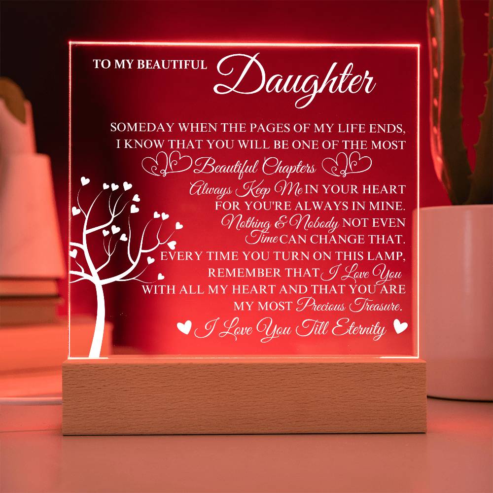 Daughter Keepsake - Lamp of Love