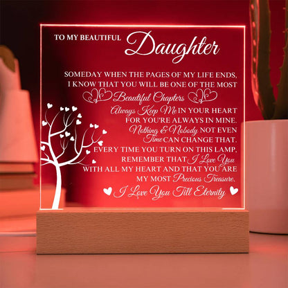 Daughter Keepsake - Lamp of Love