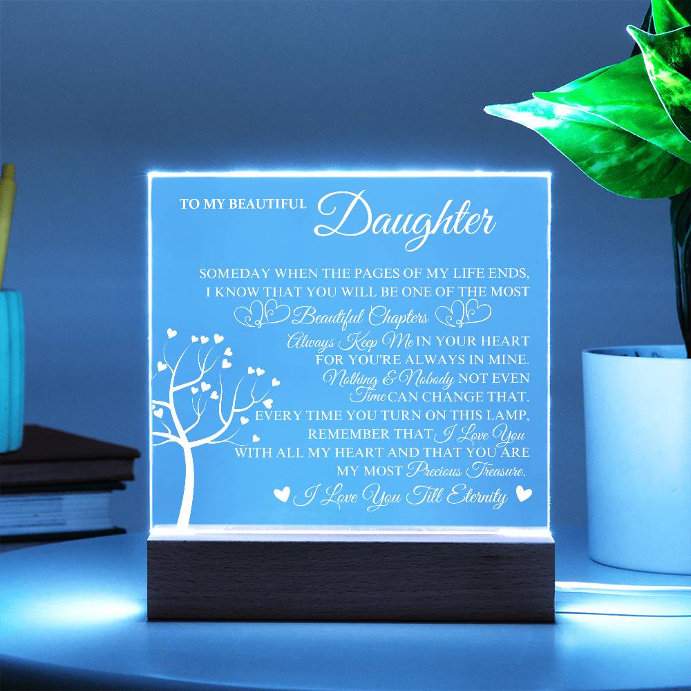 Daughter Keepsake - Lamp of Love