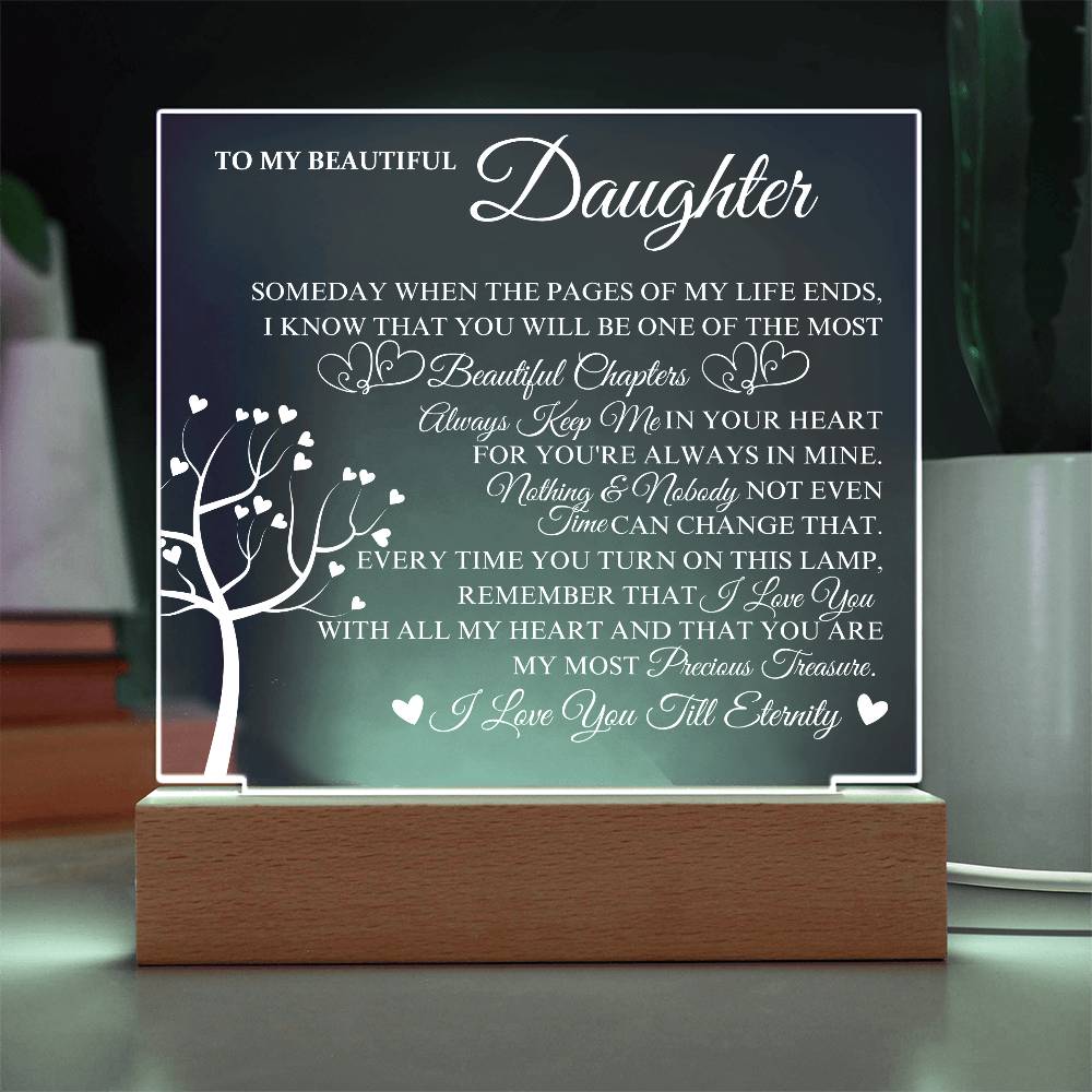 Daughter Keepsake - Lamp of Love