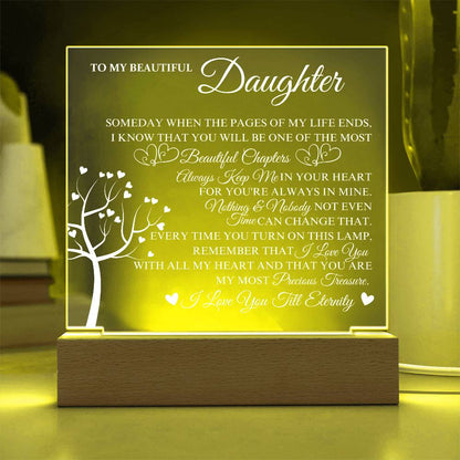 Daughter Keepsake - Lamp of Love