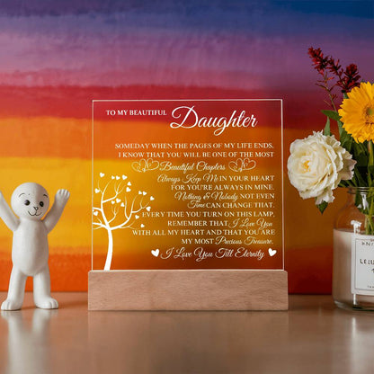 Daughter Keepsake - Lamp of Love