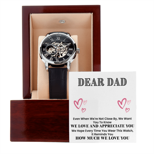 Dear Dad - Even When - Watch Gift Set