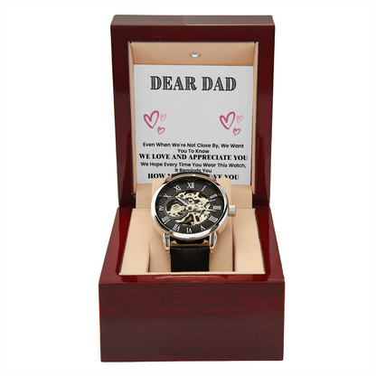 Dear Dad - Even When - Watch Gift Set