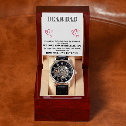 Dear Dad - Even When - Watch Gift Set