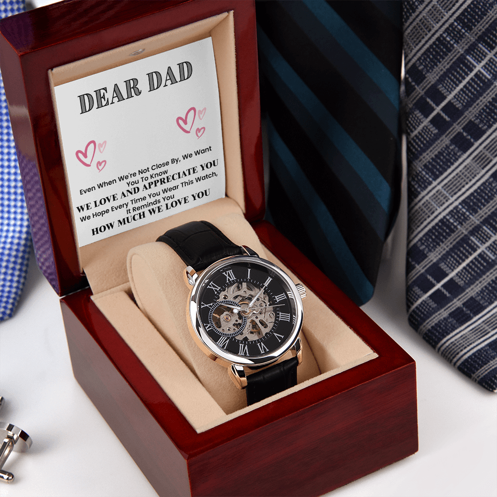 Dear Dad - Even When - Watch Gift Set
