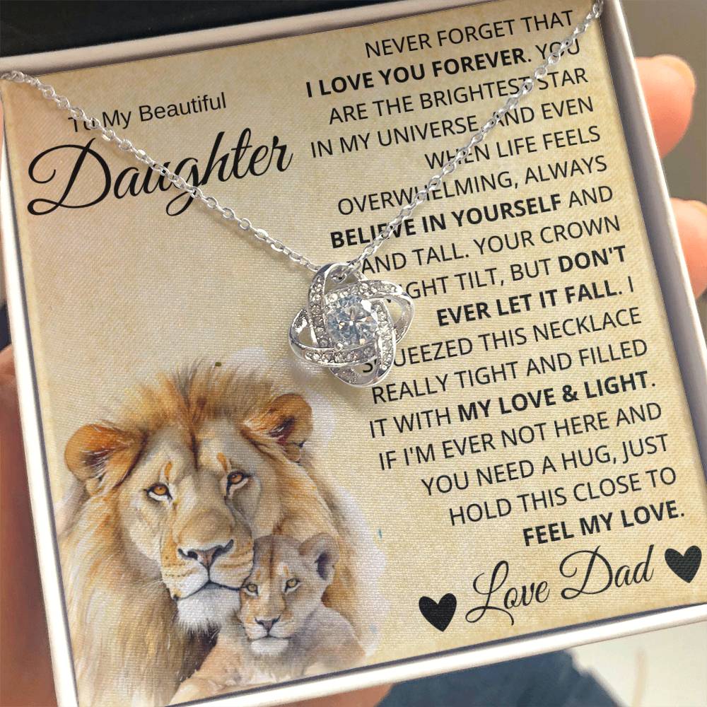 Everlasting Bond Necklace Gift For Daughter