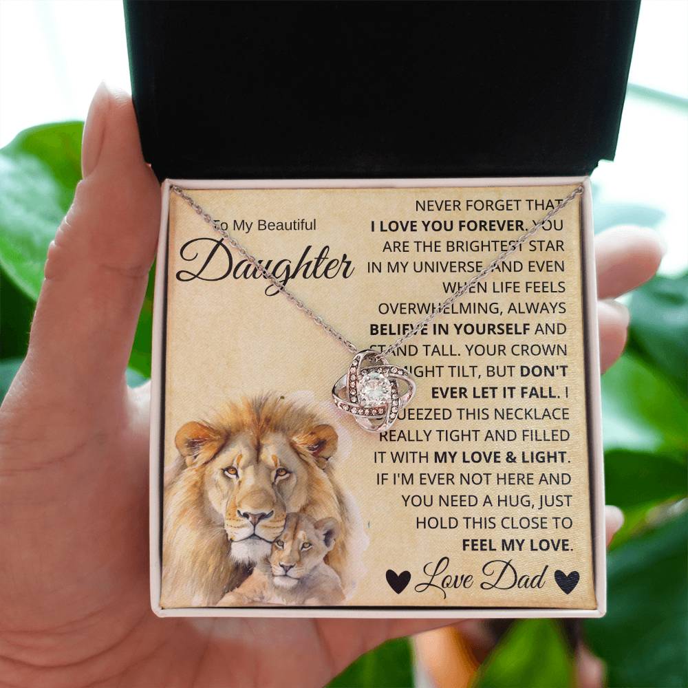 Everlasting Bond Necklace Gift For Daughter