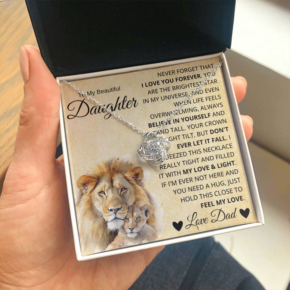 Everlasting Bond Necklace Gift For Daughter