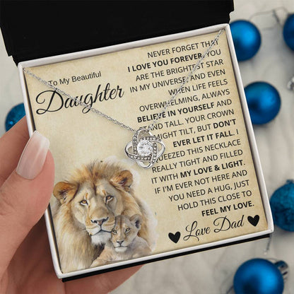 Everlasting Bond Necklace Gift For Daughter