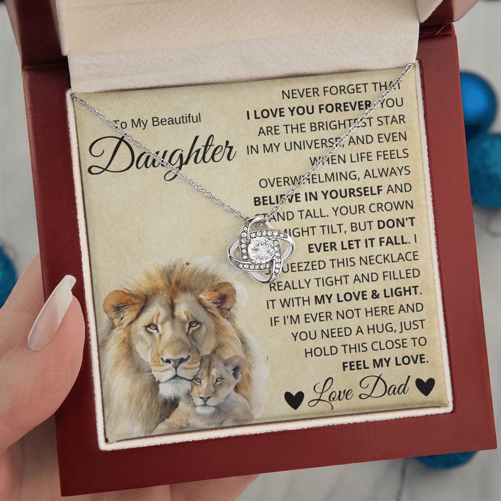 Everlasting Bond Necklace Gift For Daughter