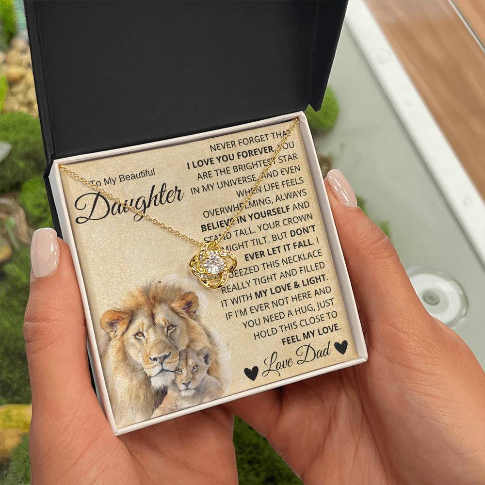Everlasting Bond Necklace Gift For Daughter