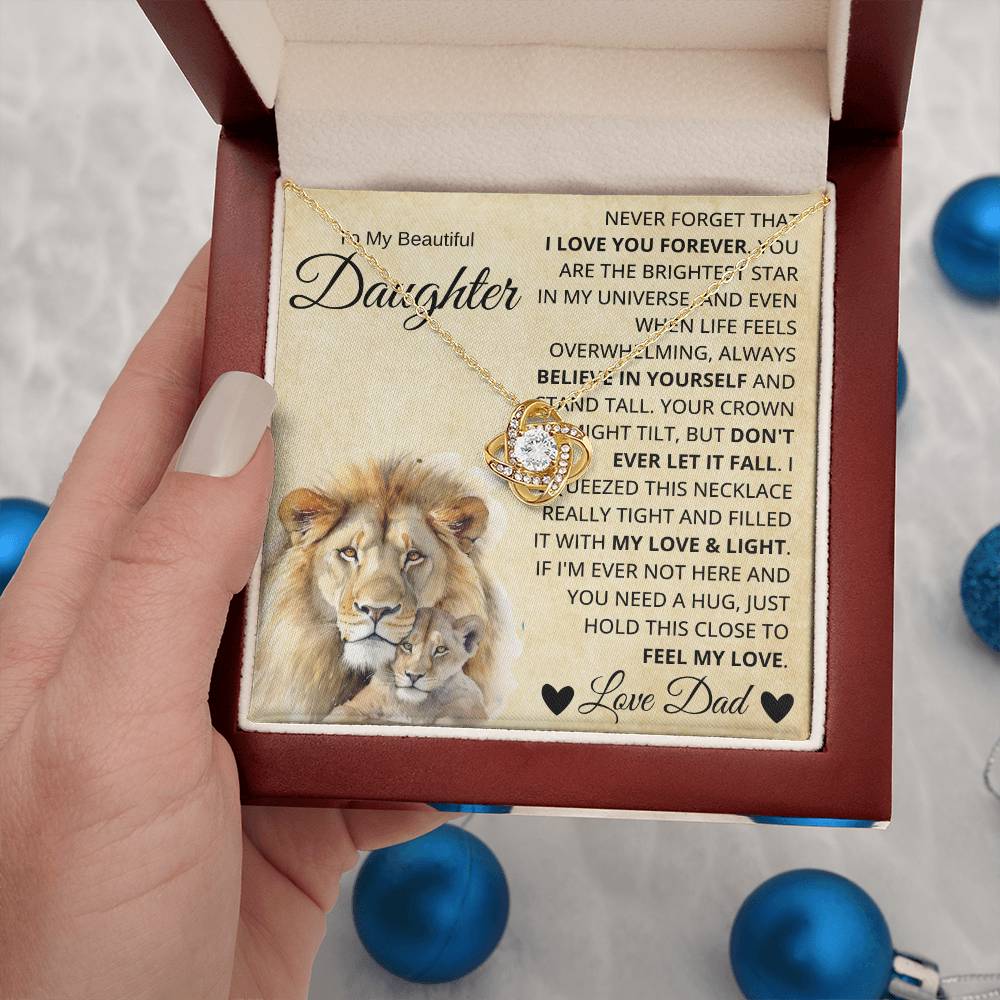 Everlasting Bond Necklace Gift For Daughter