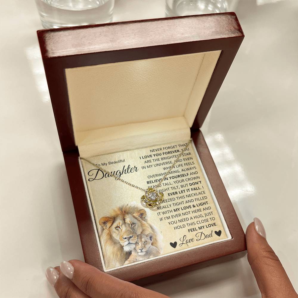 Everlasting Bond Necklace Gift For Daughter