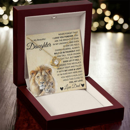 Everlasting Bond Necklace Gift For Daughter