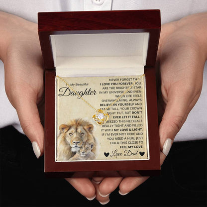 Everlasting Bond Necklace Gift For Daughter