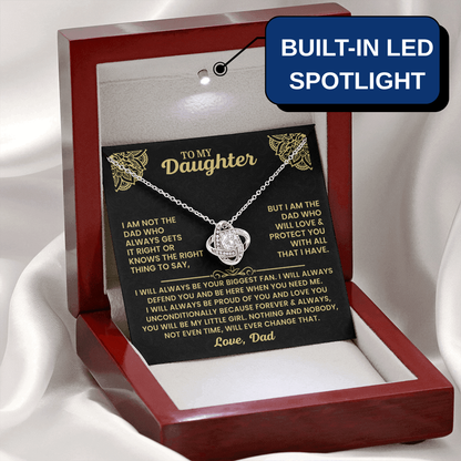 You will always be my little girl - Necklace for Daughter from Dad