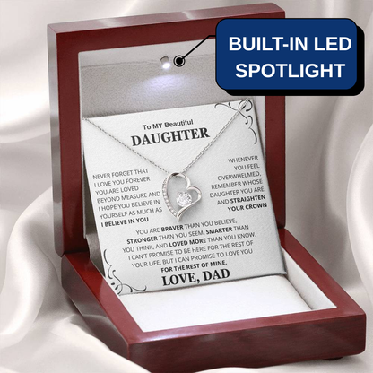 To My Daughter – Love You Forever Necklace