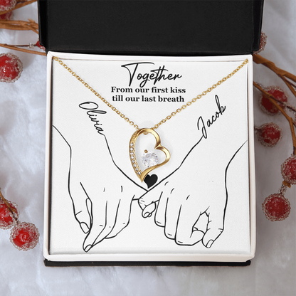 From Our First Kiss Till Our Last Breath – Forever Love Necklace