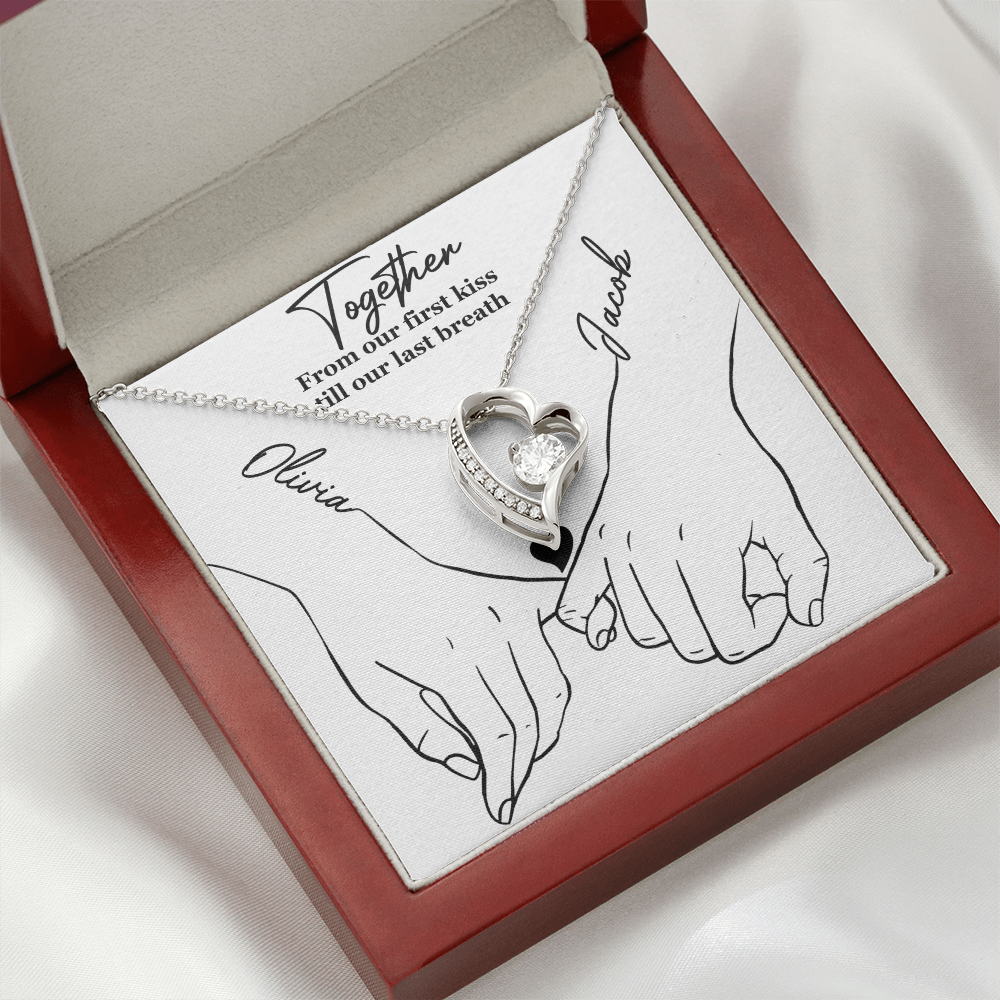 From Our First Kiss Till Our Last Breath – Forever Love Necklace