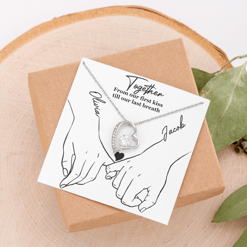 From Our First Kiss Till Our Last Breath – Forever Love Necklace