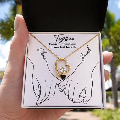 From Our First Kiss Till Our Last Breath – Forever Love Necklace