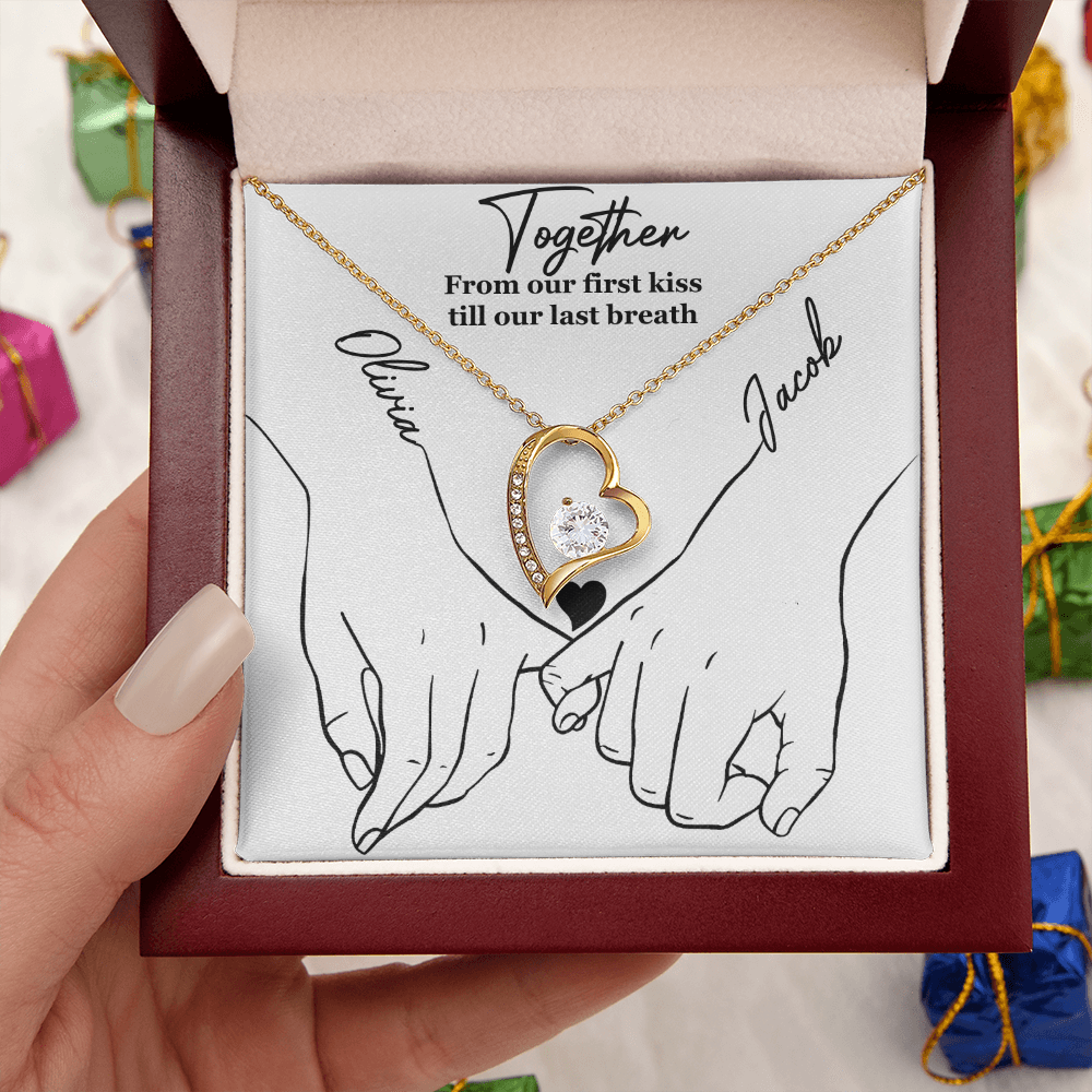 From Our First Kiss Till Our Last Breath – Forever Love Necklace