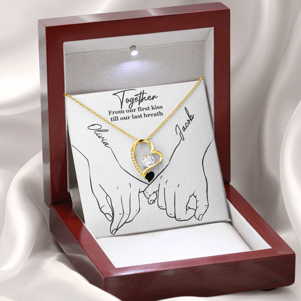 From Our First Kiss Till Our Last Breath – Forever Love Necklace