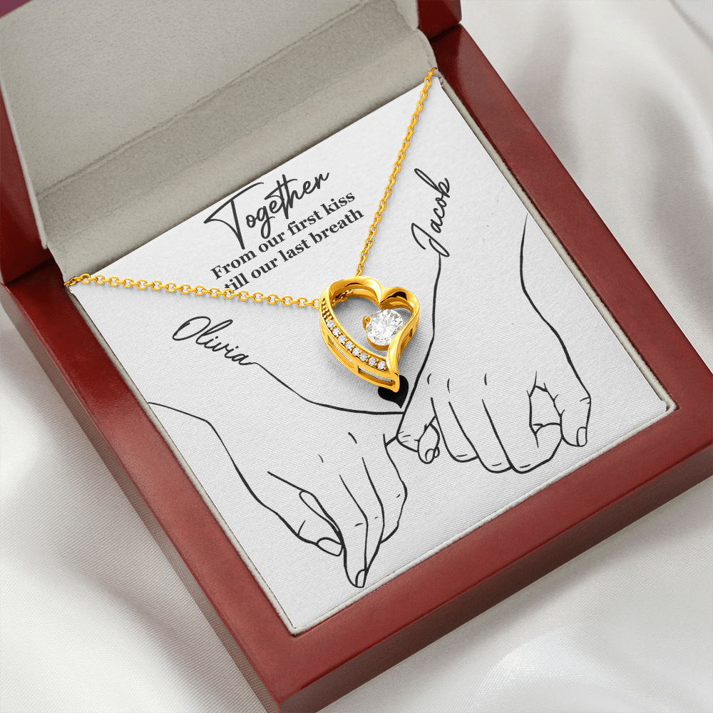 From Our First Kiss Till Our Last Breath – Forever Love Necklace