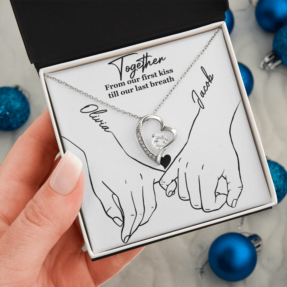 From Our First Kiss Till Our Last Breath – Forever Love Necklace
