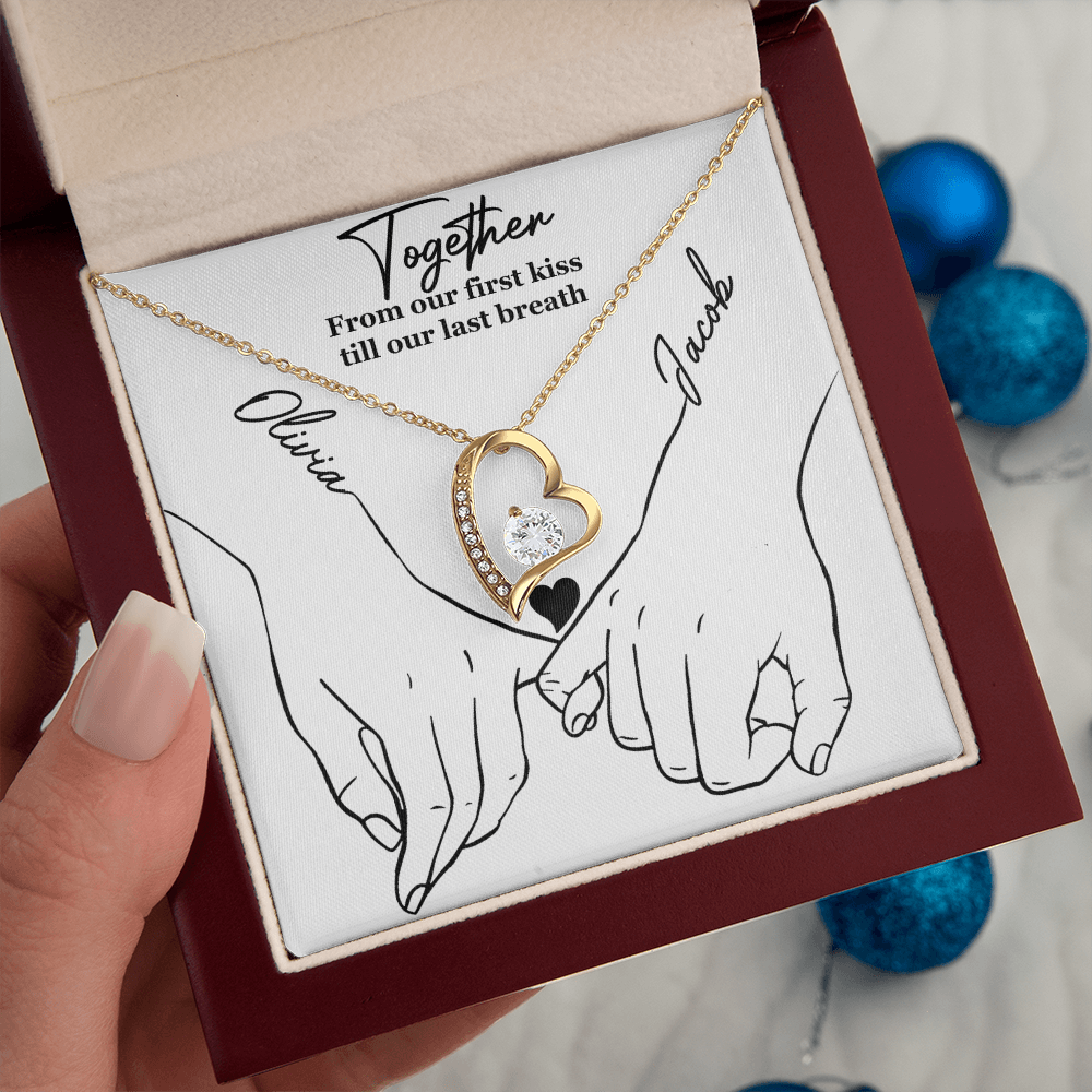 From Our First Kiss Till Our Last Breath – Forever Love Necklace